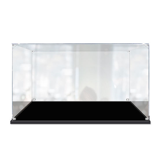 Picture of Acrylic Display Case for LEGO 3x Star Wars Super Heros Helmet 75274 75276 75277 Figure Storage Box Dust Proof Glue Free