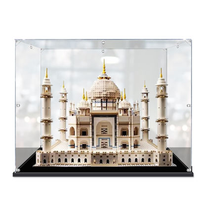 Picture of Acrylic Display Case for LEGO 10256 Creator Taj Mahal Emperor Shah Jahan Wonders of the World Figure Storage Box Dust Proof Glue Free