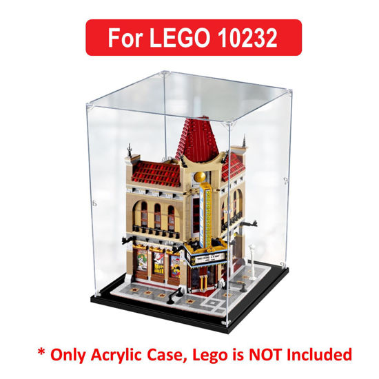 Picture of Acrylic Display Case for LEGO 10232 Creator Expert Palace Cinema Figure Storage Box Dust Proof Glue Free