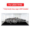 Picture of Acrylic Display Case for LEGO 75192 Star Wars Millennium Falcon Figure Storage Box Dust Proof Glue Free Horizontal Style