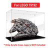 Picture of Acrylic Display Case for LEGO 75192 Star Wars Millennium Falcon Figure Storage Box Dust Proof Glue Free Vertical Style