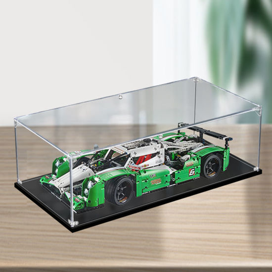 Picture of Acrylic Display Case for LEGO 42039 Technic 24 Hours Race Car Figure Storage Box Dust Proof Glue Free