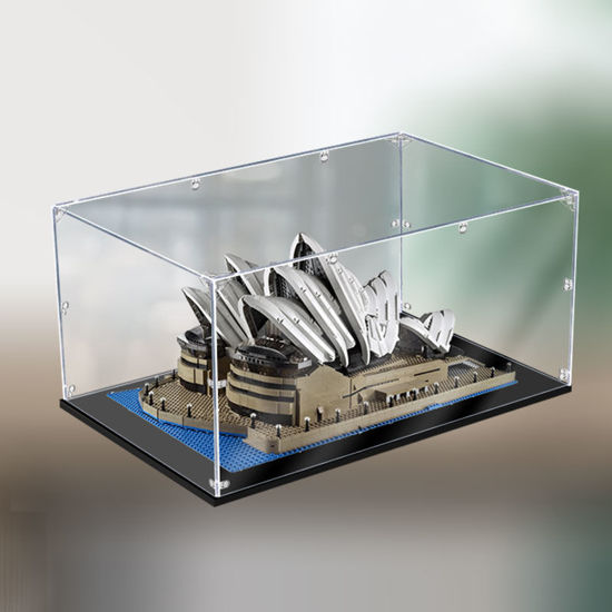 Picture of Acrylic Display Case for LEGO 10234 Creator Expert Sydney Opera House Figure Storage Box Dust Proof Glue Free