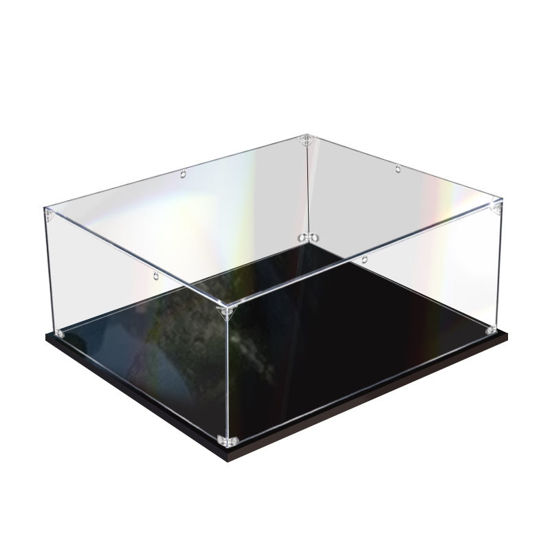 Picture of Acrylic Display Case for LEGO 75257 Star Wars Millennium Falcon Figure Storage Box Dust Proof Glue Free