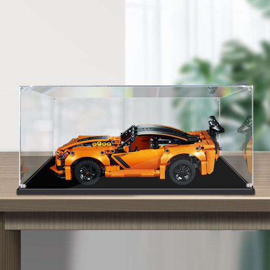 Picture of Acrylic Display Case for LEGO 42093 Technic Chevrolet Corvette ZR1 Figure Storage Box Dust Proof Glue Free