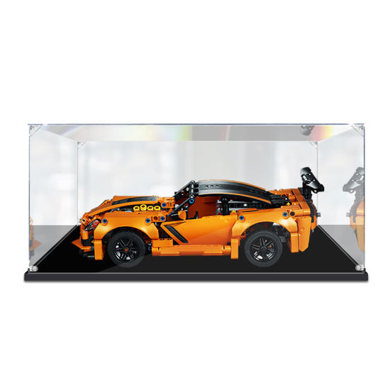 Picture of Acrylic Display Case for LEGO 42093 Technic Chevrolet Corvette ZR1 Figure Storage Box Dust Proof Glue Free