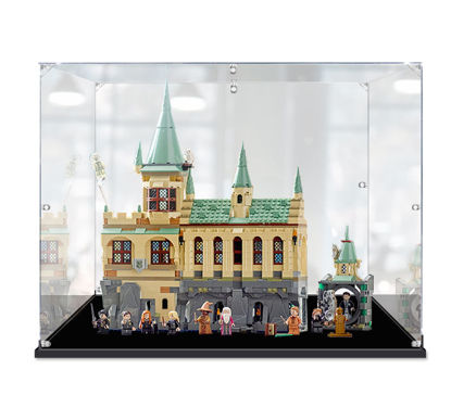 Picture of Acrylic Display Case for LEGO 76389 Hogwarts Chamber of Secrets Figure Storage Box Dust Proof Glue Free