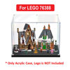 Picture of Acrylic Display Case for LEGO 76388 Harry Potter Hogsmeade Village Visit Figure Storage Box Dust Proof Glue Free