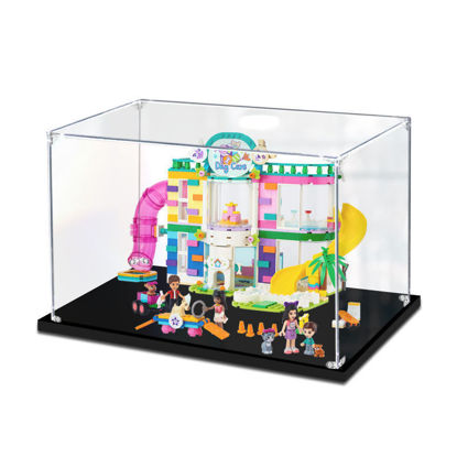 Picture of Acrylic Display Case for LEGO 41718 Friends Pet Day-Care Center Figure Storage Box Dust Proof Glue Free