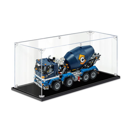 Picture of Acrylic Display Case for LEGO 42112 Technic Concrete Mixer Truck Figure Storage Box Dust Proof Glue Free