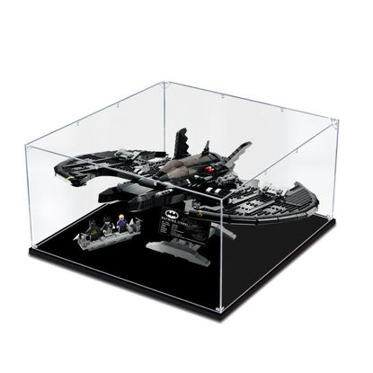 Picture of Acrylic Display Case for LEGO 76161 DC Comics Super Heroes 1989 Batwing Figure Storage Box Dust Proof Glue Free