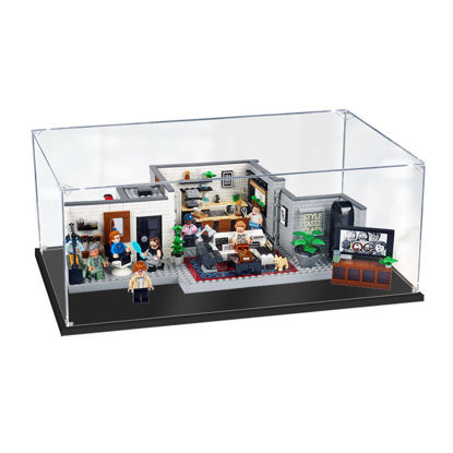 Picture of Acrylic Display Case for LEGO 10291 Icons Queer Eye The Fab 5 Loft Figure Storage Box Dust Proof Glue Free