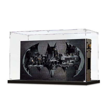 Picture of Acrylic Display Case for LEGO 76252 DC Batman Batcave Shadow Box Figure Storage Box Dust Proof Glue Free