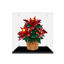 Picture of Acrylic Display Case for LEGO 10370 Icons Poinsettia Botanical Collection Figure Storage Box Dust Proof Glue Free