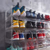 Picture of 3 X Premium Sneaker Acrylic Display Shoe Box Storage Case Clear Side Open Stackable