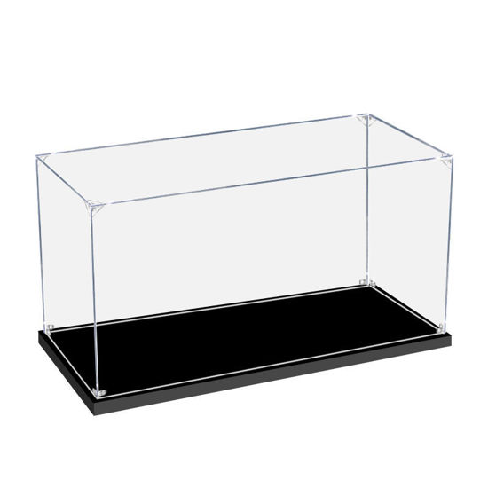 Picture of Acrylic Display Case for LEGO 10353 Icons Williams Racing FW14B & Nigel Mansell Figure Storage Box Dust Proof Glue Free