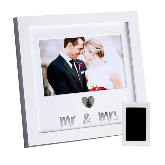 Picture of Heart Thumbprint Keepsake Frame Ink Kit Wedding Bridal Shower Wedding Registry