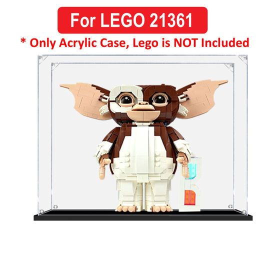 Picture of Acrylic Display Case for LEGO 21361 Ideas Gremlins Gizmo Figure Storage Box Dust Proof Glue Free