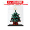 Picture of Acrylic Display Case for LEGO 41843 Icons Family Christmas Tree Figure Storage Box Dust Proof Glue Free