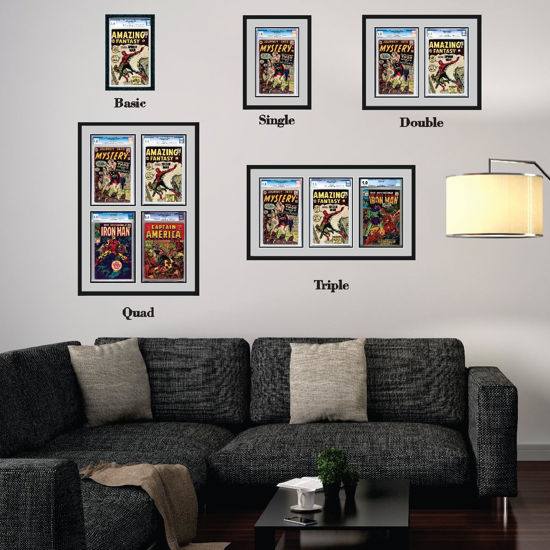 Picture of Comic Display Frame for CGC universal grade slab Comic Holder Wall Mount