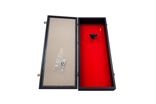 Picture of Wall Mounted Violin Display Case Shadow Box Lockable Acrylic Door Black Frame