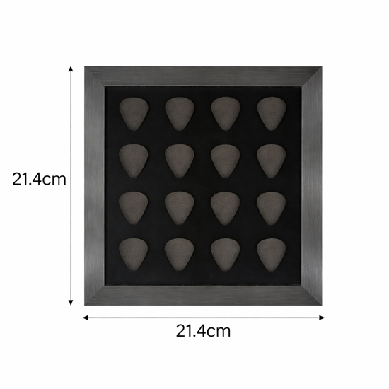 Picture of Guitar Pick Display Case Shadow Box Wall Mount or Tabletop Holder
