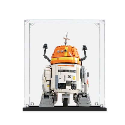 Picture of Acrylic Display Case for LEGO 75416 Star Wars Chopper (C1-10P) Astromech Droid Figure Storage Box Dust Proof Glue Free