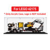 Picture of Acrylic Display Case for LEGO 42175 Technic Volvo FMX Truck & EC230 Excavator Figure Storage Box Dust Proof Glue Free