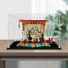 Picture of Acrylic Display Case for LEGO 80119 Seasonal Galloping Horse Canvas Figure Storage Box Dust Proof Glue Free