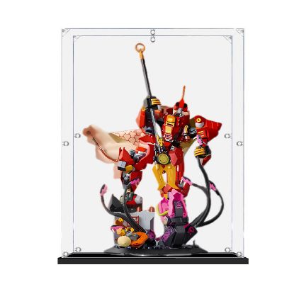 Picture of Acrylic Display Case for LEGO 71846 Ninjago The Fire Knight Mech Figure Storage Box Dust Proof Glue Free